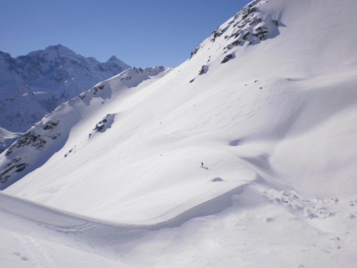 Western face of Liebig range